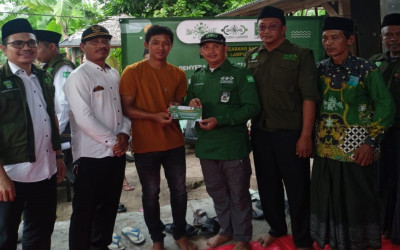 LAZISNU PCNU Pekanbaru Salurkan Bantuan untuk Korban Angin Puting Beliung di Kecamatan Palas